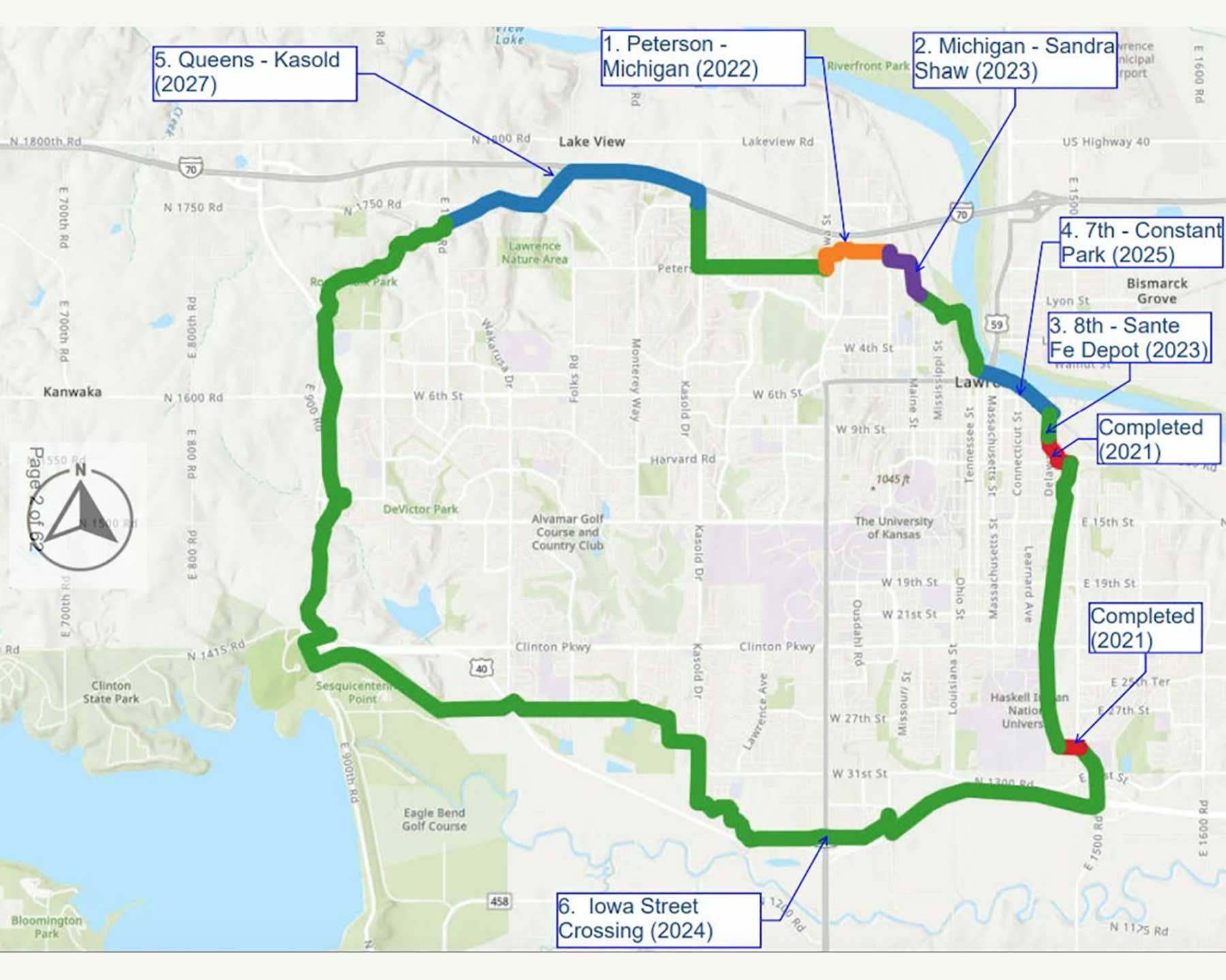 Future Lawrence Loop Routes