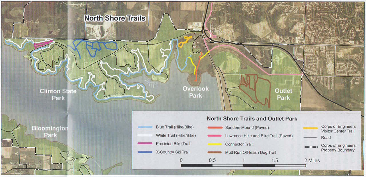 North Shore Trails map