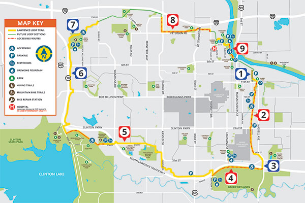 Lawrence Loop Map All Routes