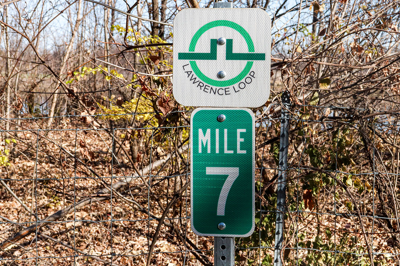 Mile marker 7 is along this segment