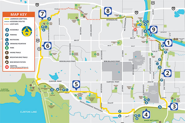 Lawrence Loop Map
