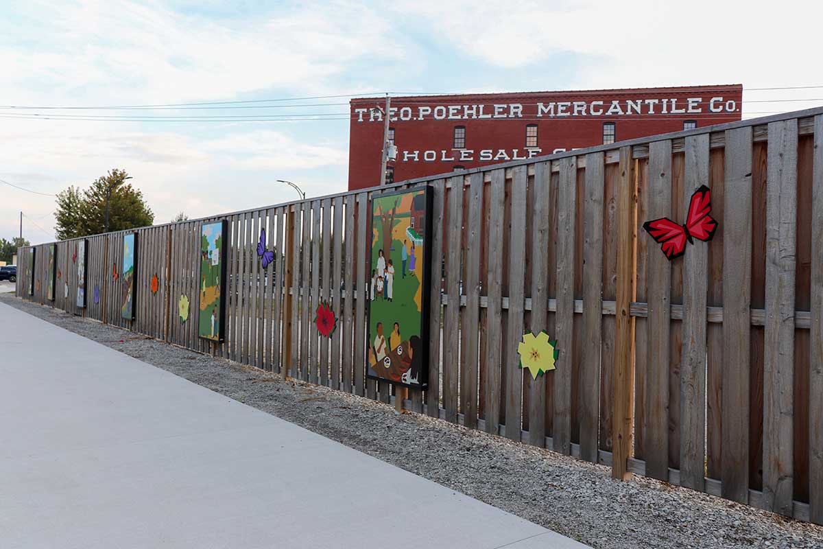 The art along the loop