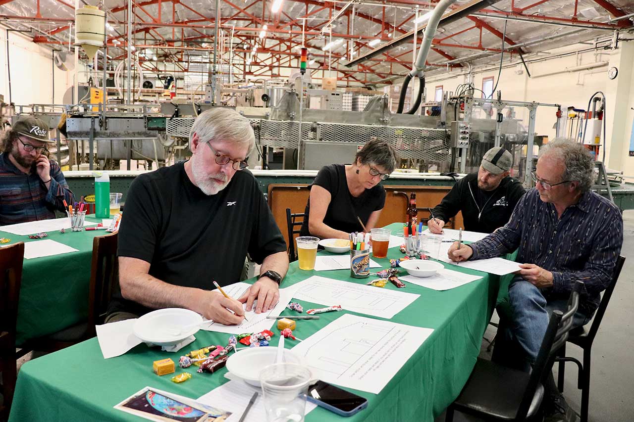 Commuinity members at a design session